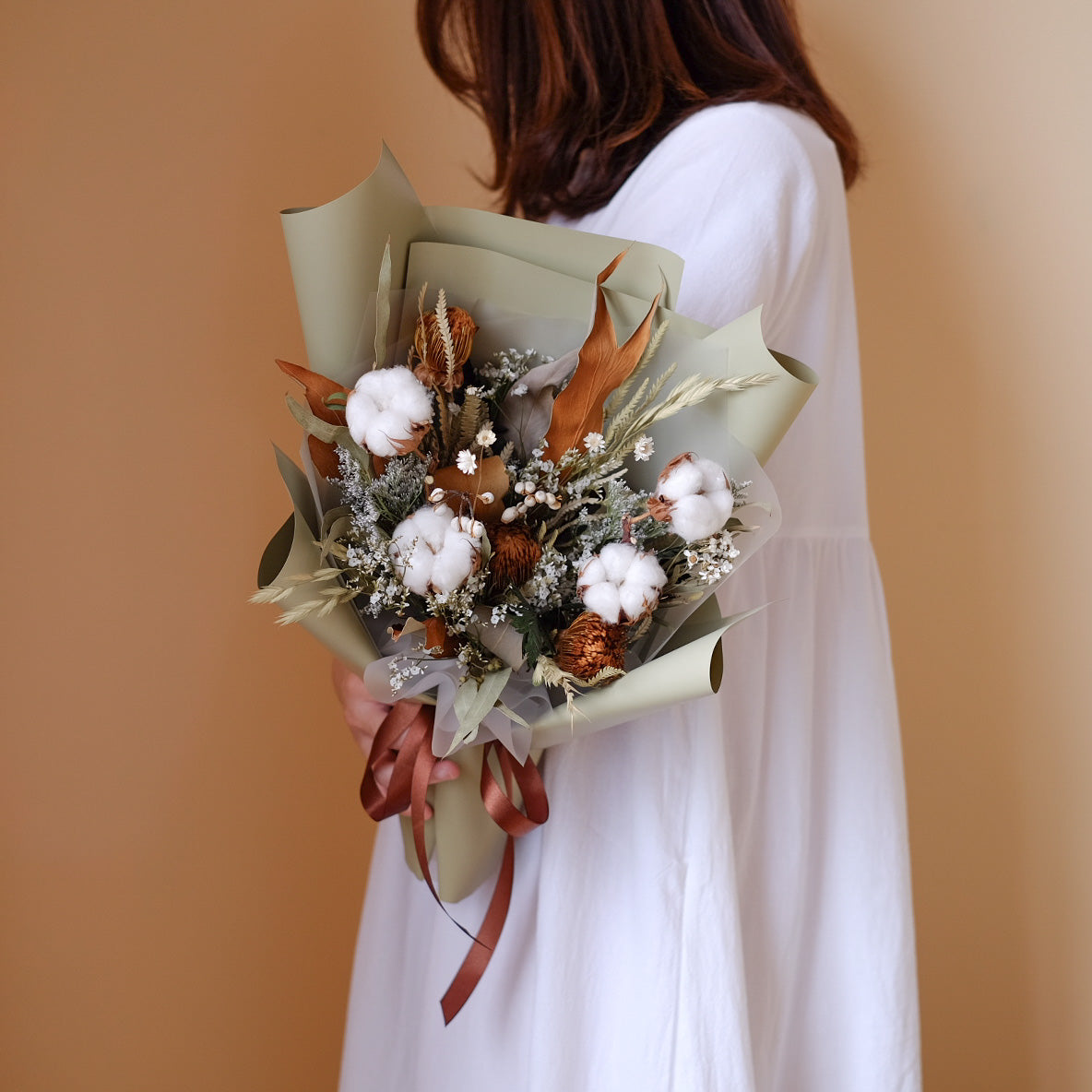 草系圈・乾花花束