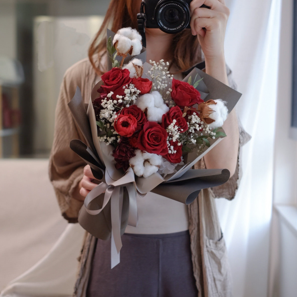 情人節・11支紅玫瑰花束