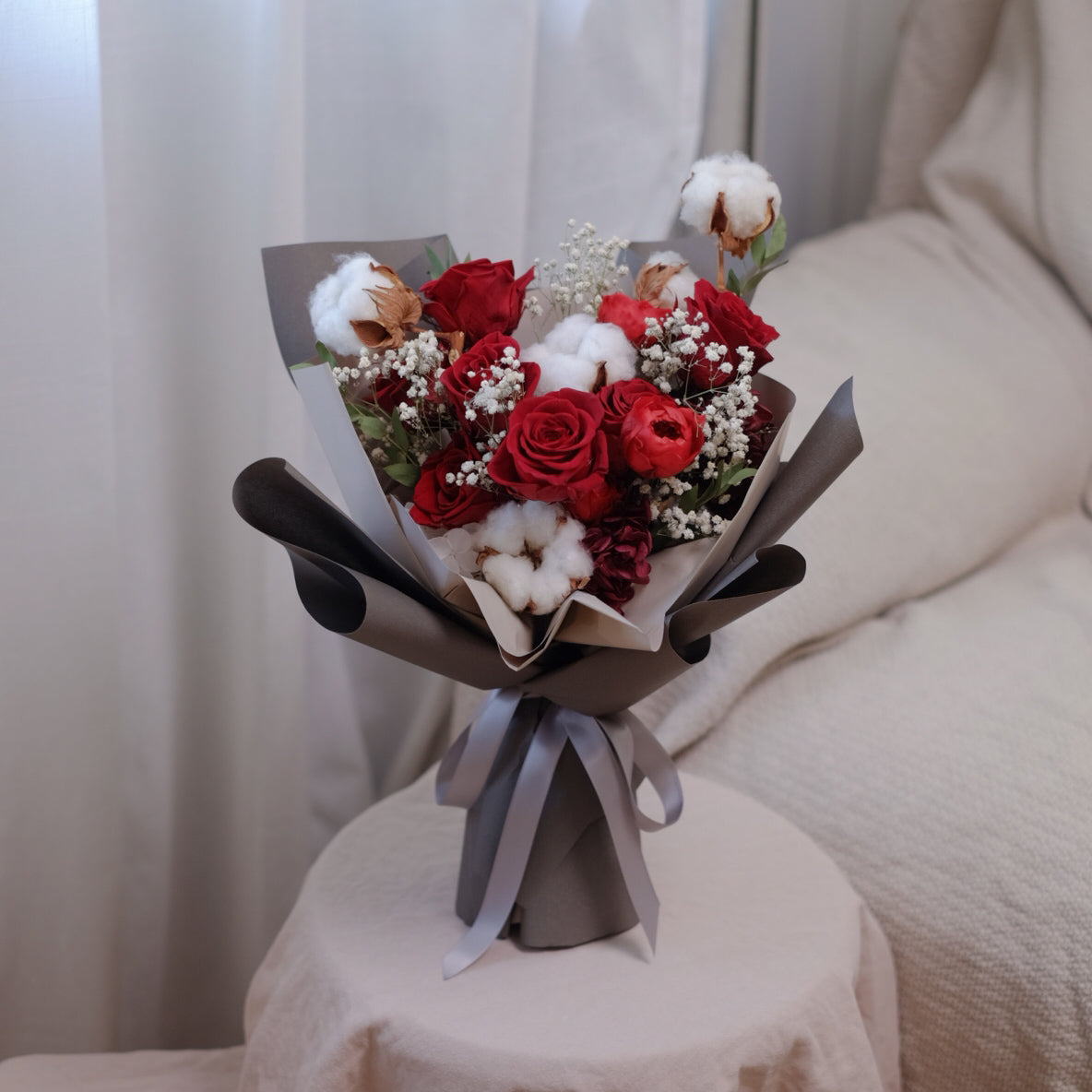 情人節・11支紅玫瑰花束